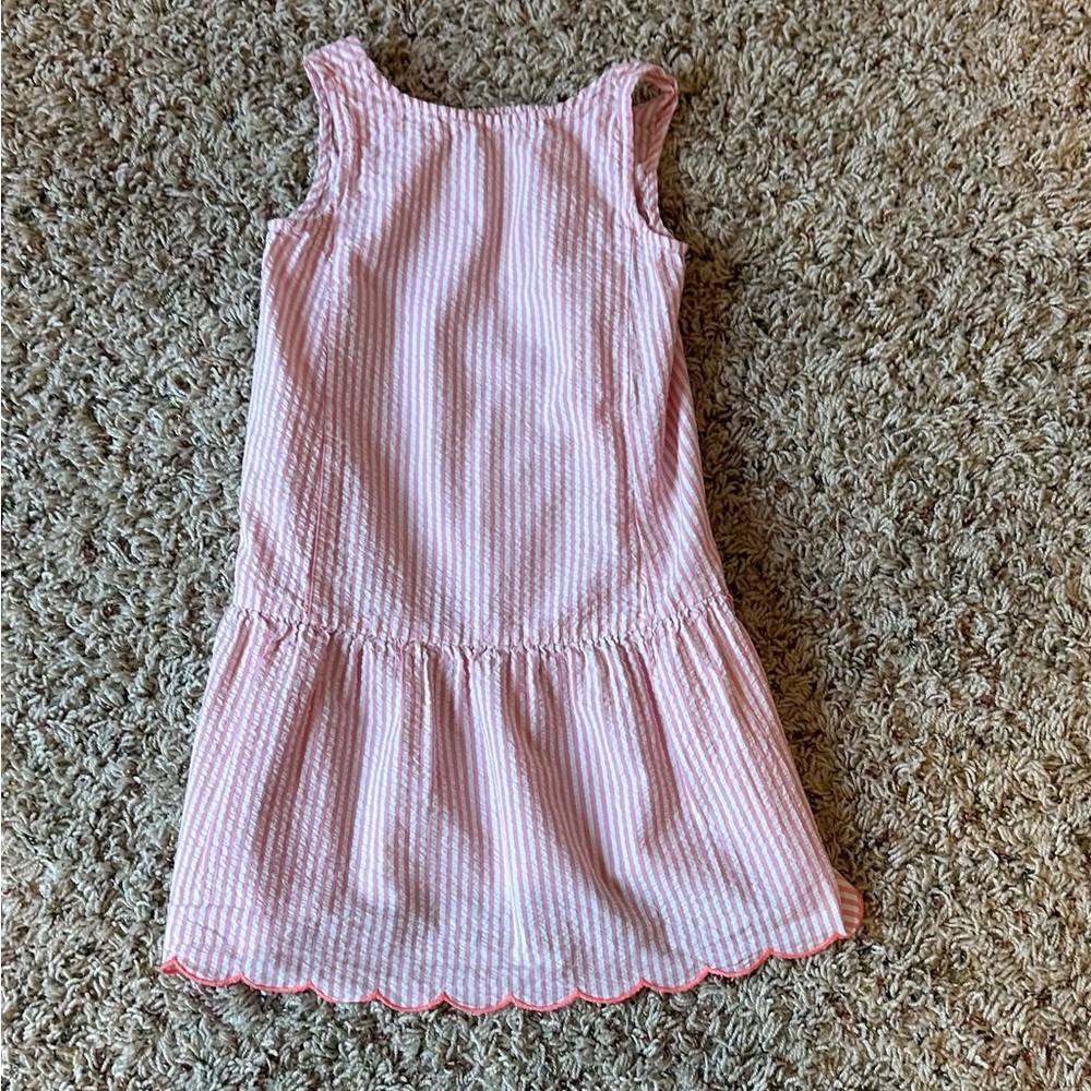 Crewcuts Pink and White Sleeveless Sundress